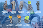 टिकाऊ संरचना, विश्वसनीय अनुप्रयोग के लिए मजबूत खुदाई यंत्र रॉक ग्रैब