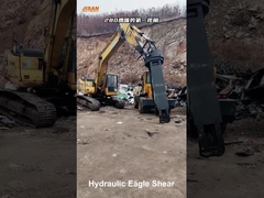 स्क्रैप में स्टील के प्रसंस्करण के लिए पूरी तरह से घूर्णन स्क्रैप विध्वंस कतरनी