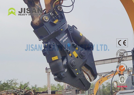 JSD280F उत्खनन धातु कतरनी कंक्रीट सामग्री के पुनर्चक्रण में अधिकतम दक्षता के लिए सरल सिर समायोजन