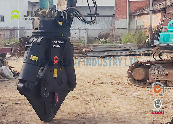 JSD280F उत्खनन धातु कतरनी कंक्रीट सामग्री के पुनर्चक्रण में अधिकतम दक्षता के लिए सरल सिर समायोजन