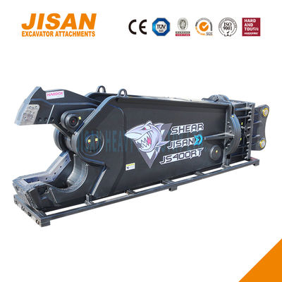 एक्सावेटर मेटल शीयर 360 डिग्री रोटेशन 800T कटिंग फोर्स स्पीड वाल्व वियर रेज़िस्टेंट स्टील अधिकतम दक्षता