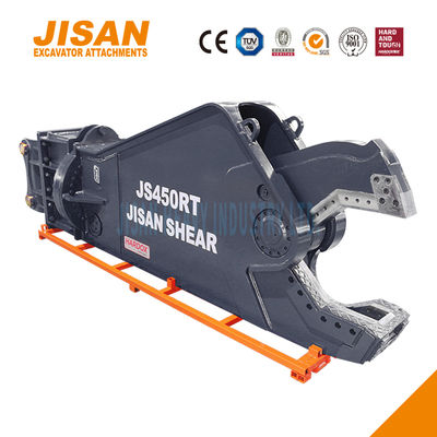 भारी कार्य के लिए 1500 टन तक काटने की शक्ति और सिलेंडर के आकार में वृद्धि के साथ शक्तिशाली उत्खनन धातु कतरनी