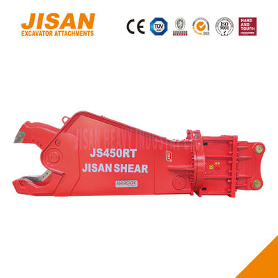 भारी कार्य के लिए 1500 टन तक काटने की शक्ति और सिलेंडर के आकार में वृद्धि के साथ शक्तिशाली उत्खनन धातु कतरनी