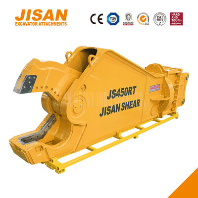 भारी कार्य के लिए 1500 टन तक काटने की शक्ति और सिलेंडर के आकार में वृद्धि के साथ शक्तिशाली उत्खनन धातु कतरनी