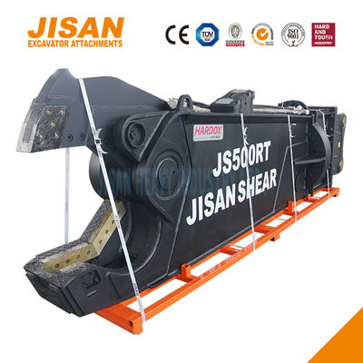 भारी कार्य के लिए 1500 टन तक काटने की शक्ति और सिलेंडर के आकार में वृद्धि के साथ शक्तिशाली उत्खनन धातु कतरनी