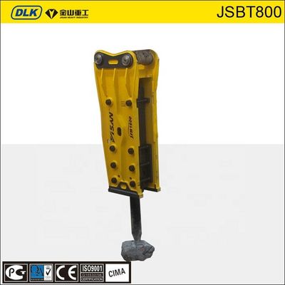 MSB SAGA 250HS Hydraulic Breaker Rock Hammer for 19-26 Ton Excavator with 140mm Rod Diameter and 12 Months Warranty