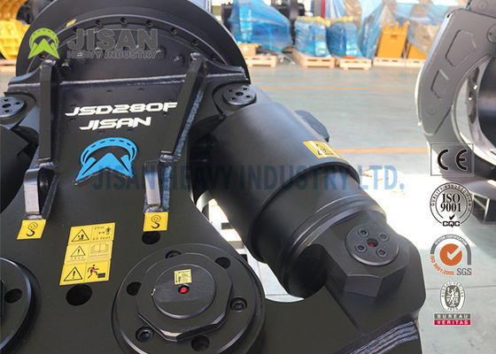JISAN उत्खनन धातु कतरनी 360 डिग्री हाइड्रोलिक रोटेशन मोटर के साथ मजबूत शक्ति और लंबी टिकाऊता