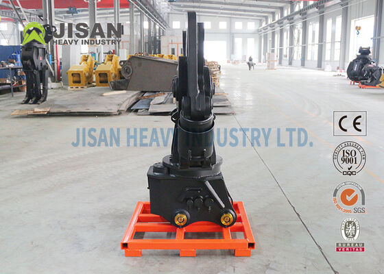 डिमोलेशन और रीसाइक्लिंग कार्यों के लिए 360 डिग्री हाइड्रोलिक रोटेशन और बदली जाने योग्य ब्लेड के साथ उत्खनन धातु कतरनी