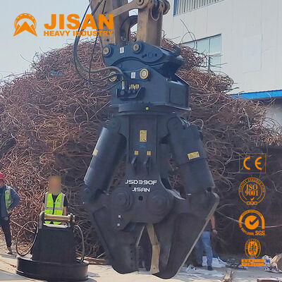 बहुमुखी उत्खनन धातु कतरनी व्यापक जबड़े के उद्घाटन के साथ और ठोस पुनर्चक्रण और विध्वंस के लिए मजबूत शक्ति सिलेंडर के साथ