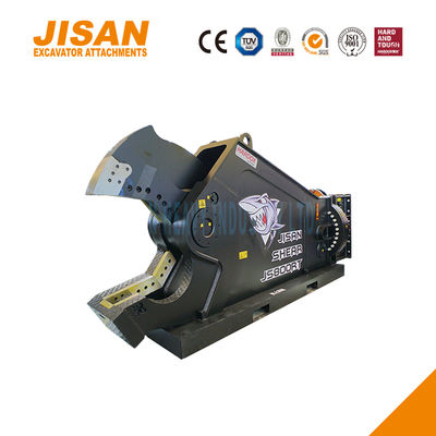 औद्योगिक विध्वंस स्थलों के लिए 360 डिग्री घूर्णन और उच्च शक्ति चाकू धारक के साथ JS800RT उत्खनन धातु कैंची