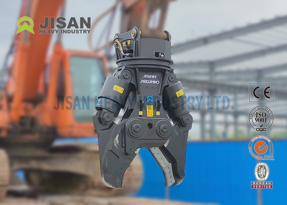 खुदाई संलग्नक हाइड्रोलिक स्टील स्क्रैप शीयर 4ton-9ton